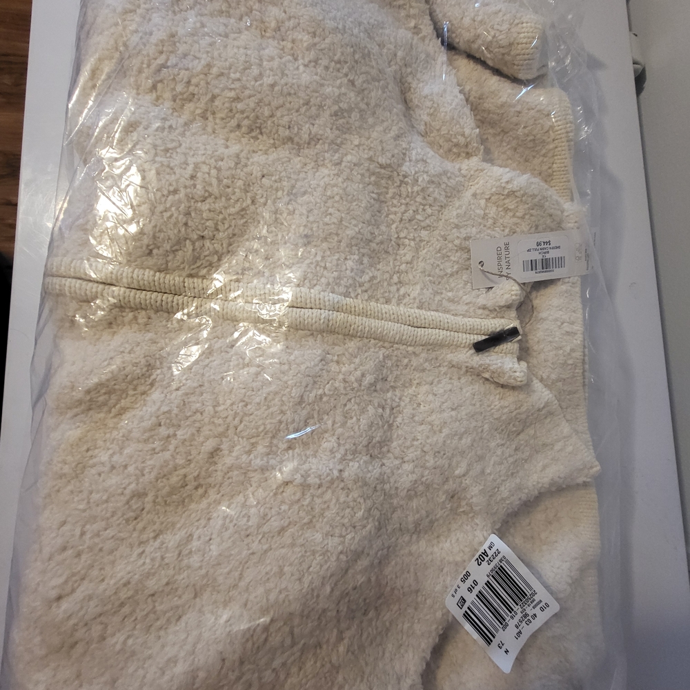 Natural Reflections Cream Sherpa Pullover